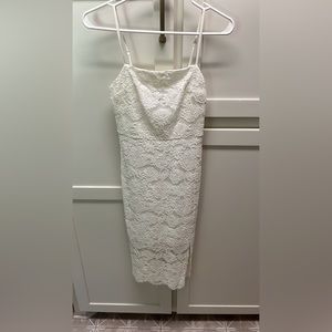 White Express dress.